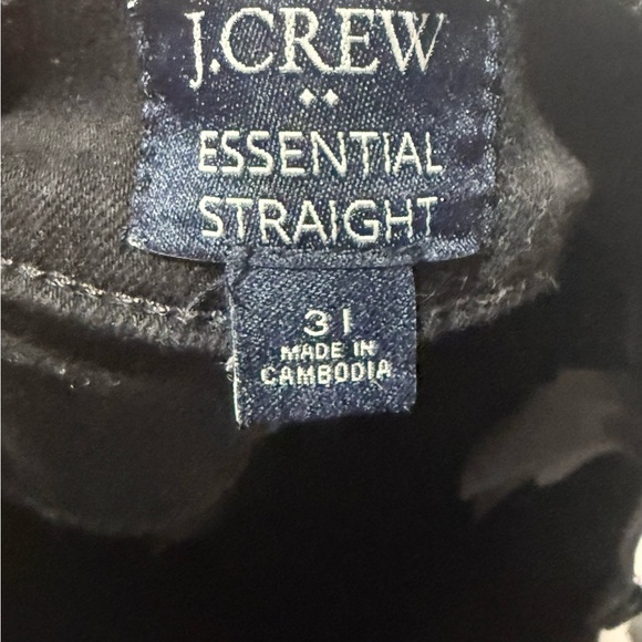 J. Crew Essential Straight Black Pants women’s Size31 perfect for everyday wear - Picture 4 of 4